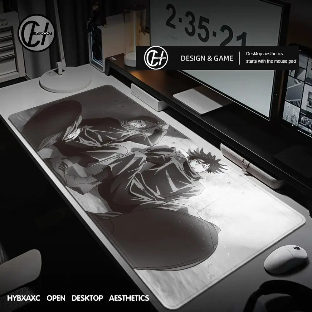 Jujutsu Kaisen Satoru Gojo Mousepad HD Printing Computer Gamers Locking Edge Non-slip Mouse Pad XXL 90x40cm Keyboard PC Deskmat