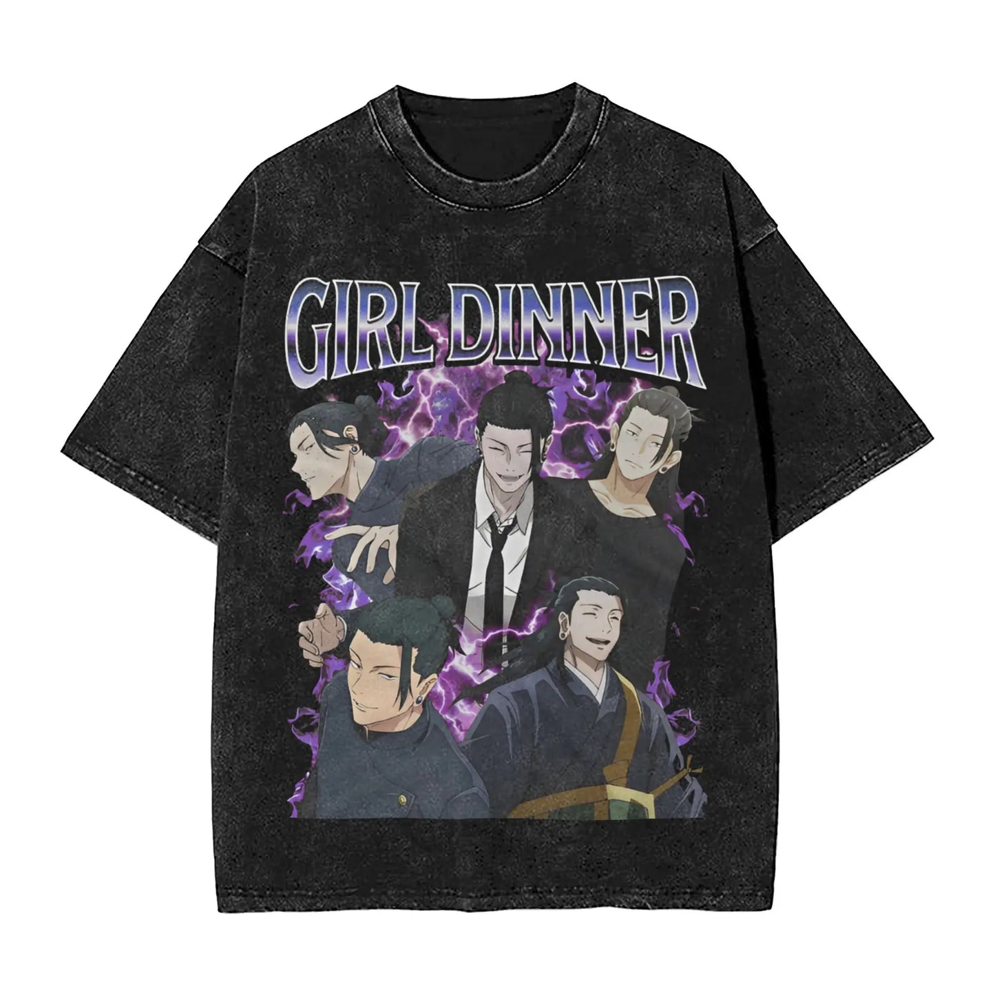 Summer Jujutsu Kaisen Choso girl dinner anime  Washed T Shirt Merch Oversize T-Shirts  for Men Women Tee - Jujutsu Kaisen Merch - Free Shipping Buy Now