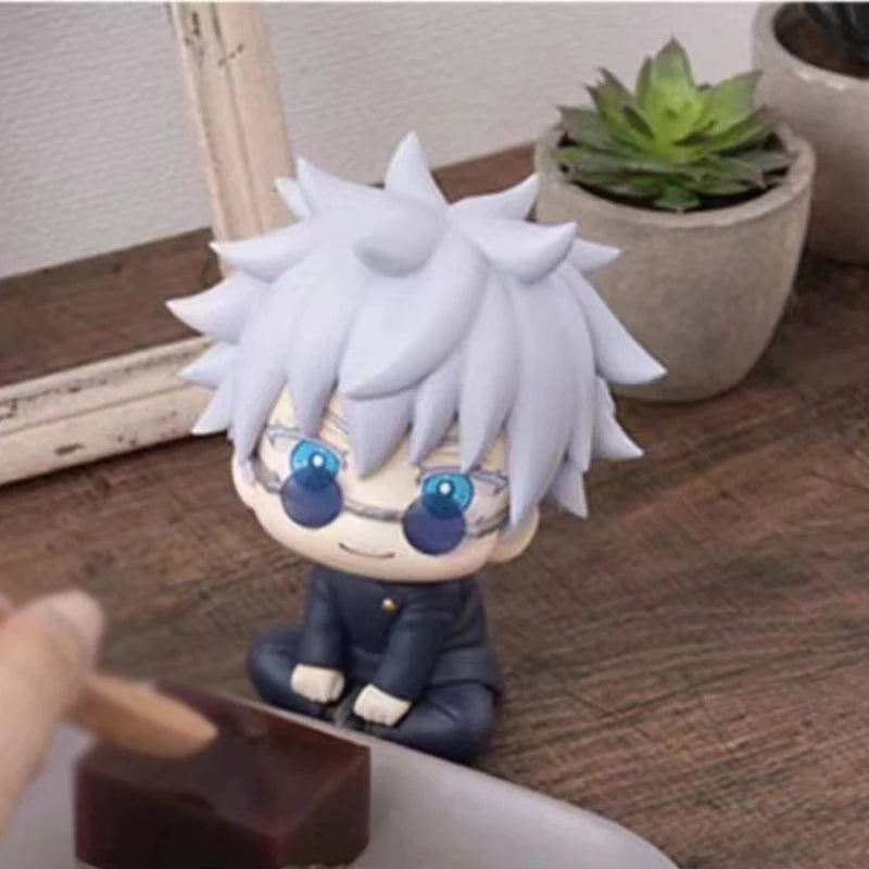 10cm Jujutsu Kaisen Mini Figures Satoru Gojo Figure Action Geto Suguru Figurine Q Version Anime Model PVC Collection Toys Statue - Jujutsu Kaisen Merch - Free Shipping Buy Now