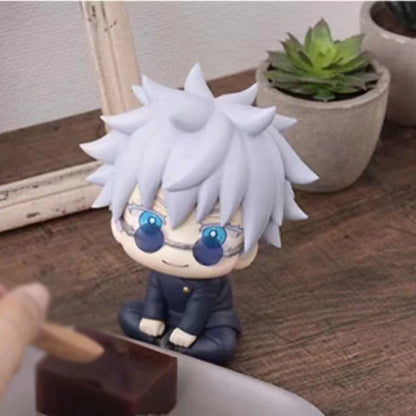 10cm Jujutsu Kaisen Mini Figures Satoru Gojo Figure Action Geto Suguru Figurine Q Version Anime Model PVC Collection Toys Statue - Jujutsu Kaisen Merch - Free Shipping Buy Now
