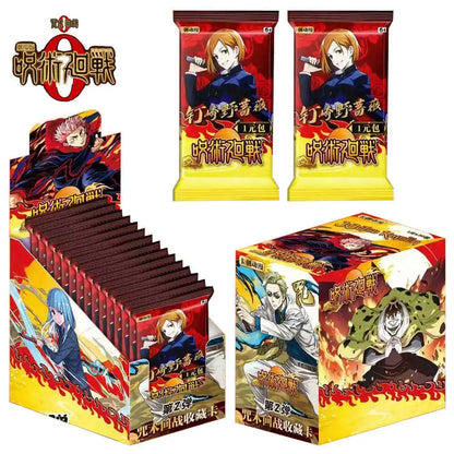 Carte Jujutsu Kaisen Gojo Satoru Fushiguro Megumi Itadori Yuji Warlock, carte de théâtre comique SKP NP, carte de Collection, jouet cadeau pour enfant
