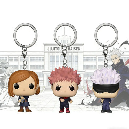 Funko Pop Newest Style Jujutsu Kaisen Satoru Gojo Nobara Kugisaki Yuji Itadori Action Figure Collection Toys for Gifts