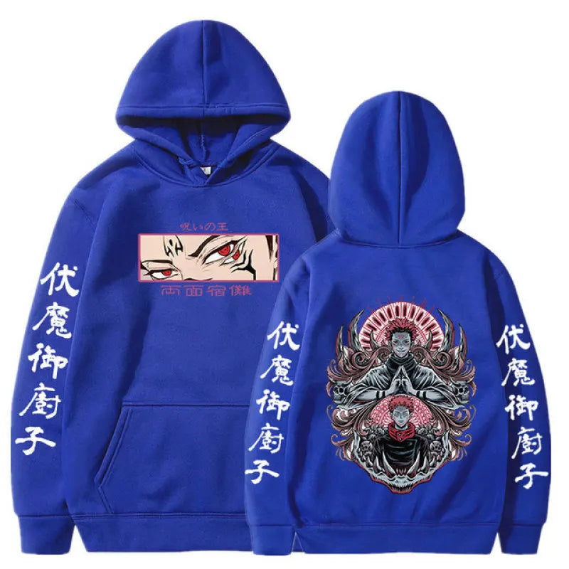 Jujutsu Kaisen print men's casual fashion street hoodie Autumn and winter comfortable and soft hot blood adventure anime - Jujutsu Kaisen Merch - Free Shipping Buy Now