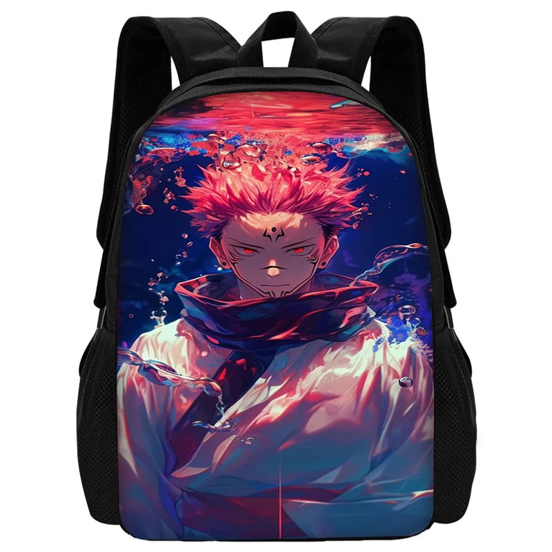 Ensemble de sacs à dos d'école Jujutsu Kaisen Satoru Gojo pour enfants, avec sac à bandoulière, sacs à crayons, sacs d'école pour garçons et filles, meilleur cadeau
