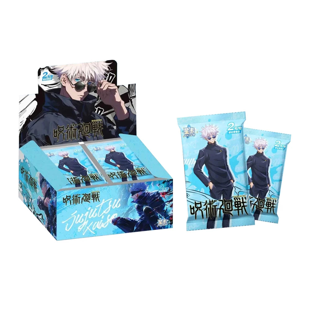 Jujutsu Kaisen Card Warlock Cards Gojo Satoru Fushiguro Megumi Itadori Yuji Cards Anime Peripheral Collection Cards Toy Gift