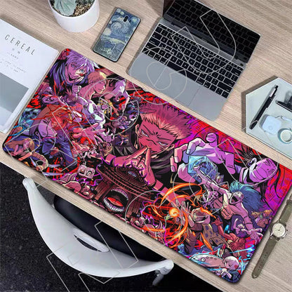 XXL J-Jujutsu Kaisen Gojo Satoru Mouse Pad Carpet Cartoon Anime Gaming Mousepad Non-Slip Rubber Desk Mat Computer Laptop Office