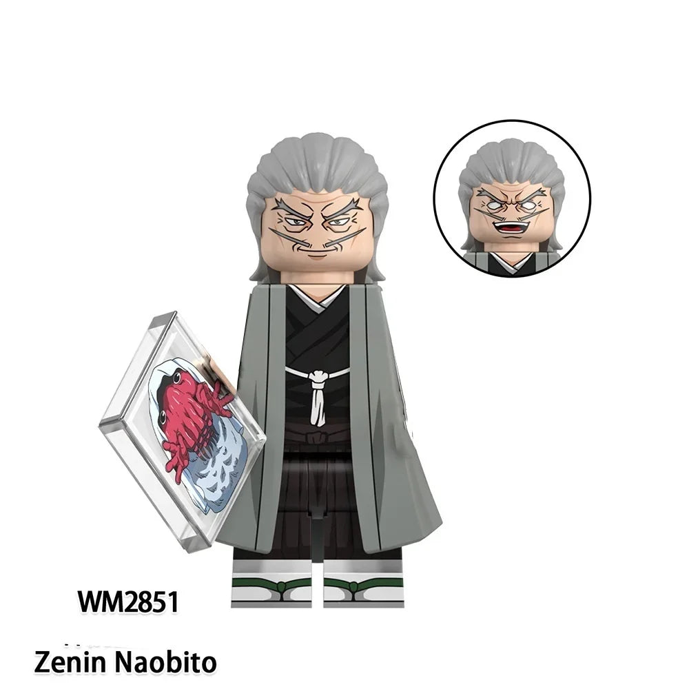 Anime Jujutsu Kaisen Cartoon Gojo Satoru Itadori Yuj Fushiguro Megumi Okkostu Yuta Building Blocks Mini Action Figures Kids Toy - Jujutsu Kaisen Merch - Free Shipping Buy Now