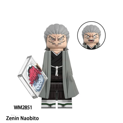 Anime Jujutsu Kaisen Cartoon Gojo Satoru Itadori Yuj Fushiguro Megumi Okkostu Yuta Building Blocks Mini Action Figures Kids Toy - Jujutsu Kaisen Merch - Free Shipping Buy Now