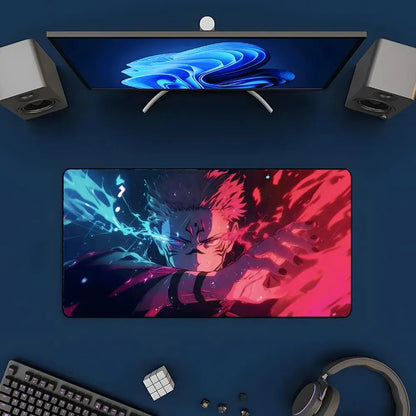 Jujutsu Kaisen Itadori Yuji Mouse Pad Mousepad Large Gaming Mouse Pad LockEdge Thickened Computer Keyboard Table Desk Mat