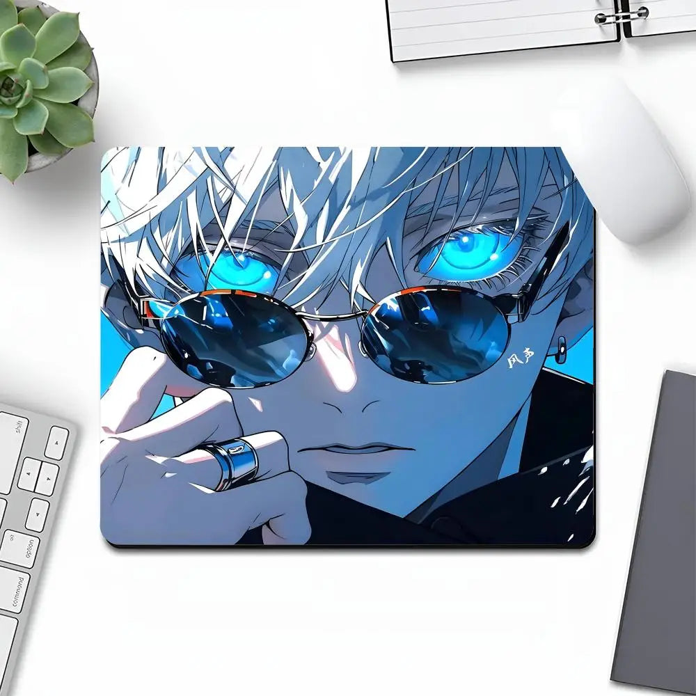 Jujutsu Kaisen Anime Mouse Pad Art Gaming Gamer Animal Small Rubber Locking Edge Large Computer MousePad Laptop Desk Pad