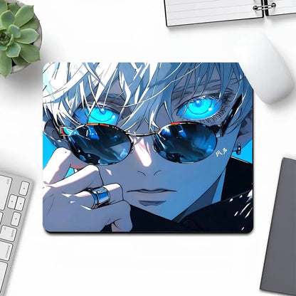 Jujutsu Kaisen Anime Mouse Pad Art Gaming Gamer Animal Small Rubber Locking Edge Large Computer MousePad Laptop Desk Pad
