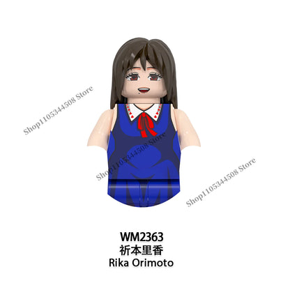 Jujutsu Kaisen MINI Puzzle Brick toys Makora Gojo Satoru Rogo Ryomen Sukuna Kugisaki Nobara Building Blocks Collection Gift