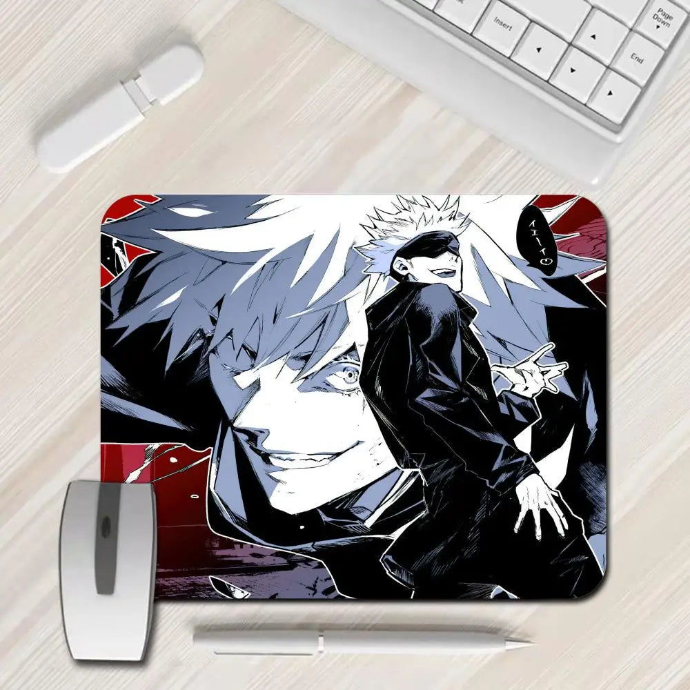 HYBXAXC 450x400mm Jujutsu Kaisen Gaming Mouse Pad XS Small Mousepad For PC Gamer Desktop Decoration Office Mouse Mat Deskmat Rug