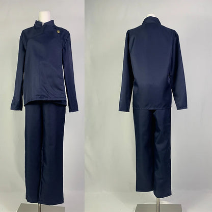 Gojo Satoru Cosplay Costume High School Uniform  Suit Halloween Costume Men Adult Gojo Satoru Full Set - Jujutsu Kaisen Merch - Free Shipping Buy Now