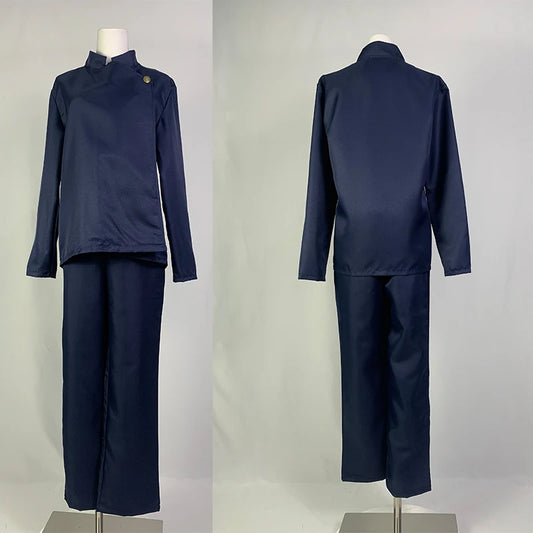 Gojo Satoru Cosplay Costume High School Uniform  Suit Halloween Costume Men Adult Gojo Satoru Full Set - Jujutsu Kaisen Merch - Free Shipping Buy Now