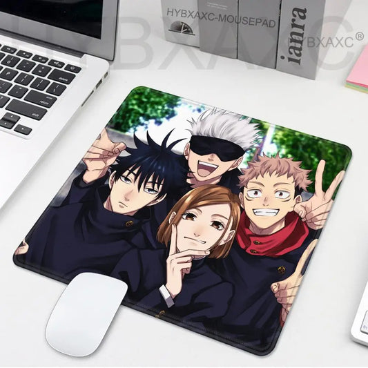 HYBXAXC 450x400mm Jujutsu Kaisen Gaming Mouse Pad XS Small Mousepad For PC Gamer Desktop Decoration Office Mouse Mat Deskmat Rug