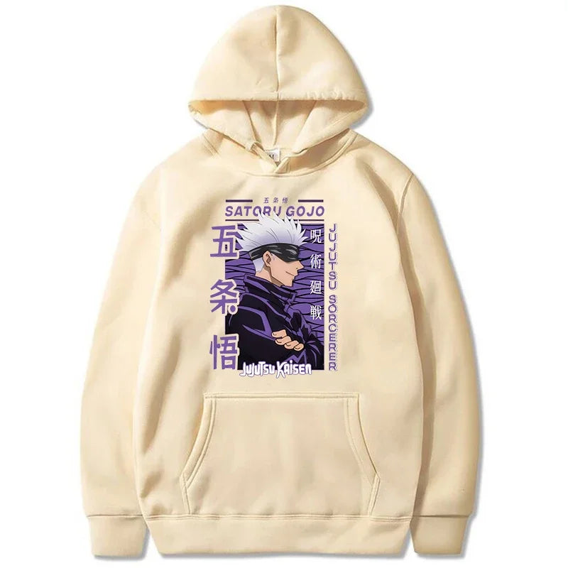 Hot Anime Gojo Satoru High Quality Men's and Women's Hoodie Fashion Y2k Harajuku Street Sweatshirt - Jujutsu Kaisen Merch - Free Shipping Buy Now