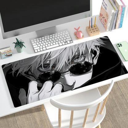 Mouse Pad Gamer Home HD Large Desk Mats Mouse Mat MousePads Jujutsu Kaisen Laptop Anti-slip Gamer Natural Rubber Carpet Mice Pad