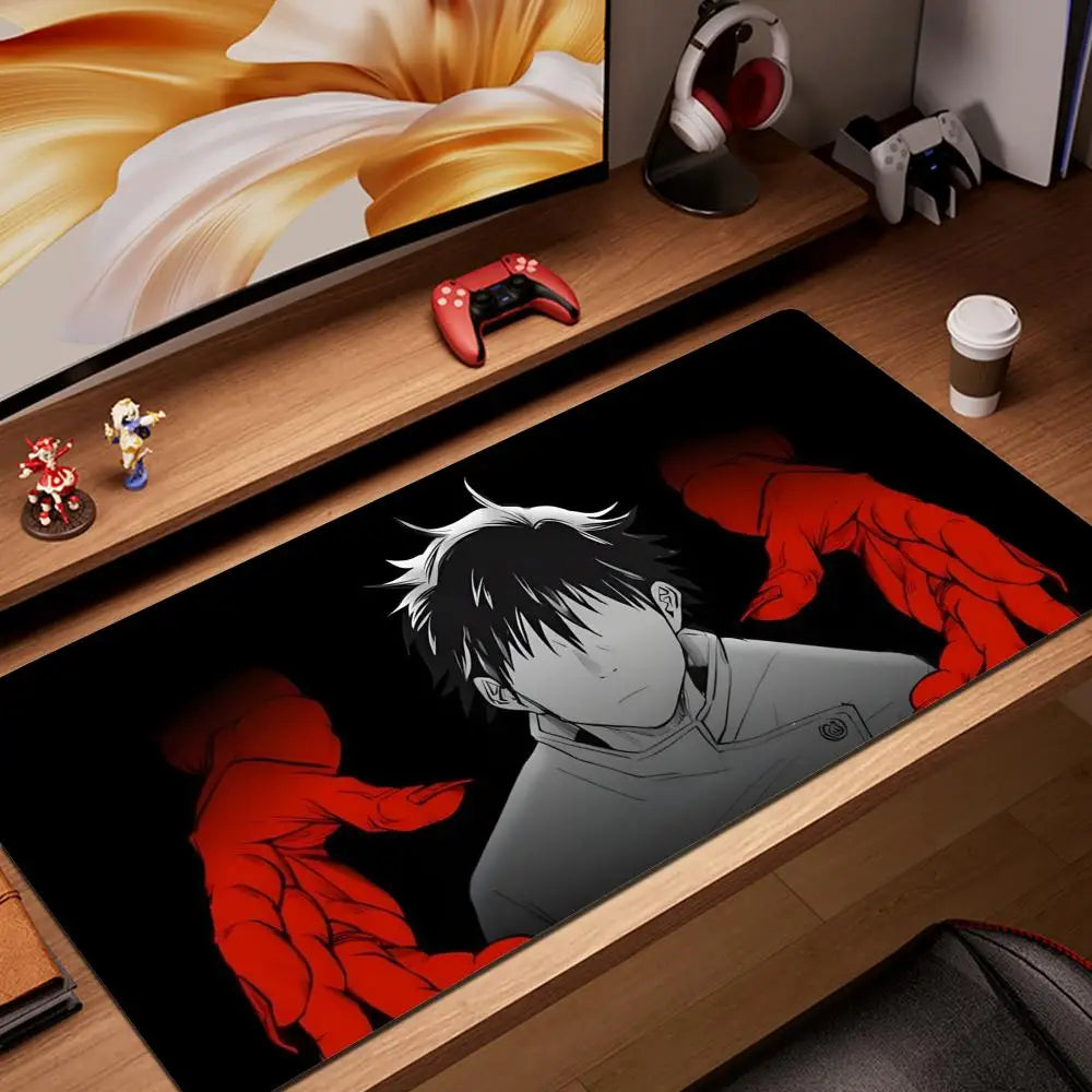 Okkotsu Yuta J-Jujutsu K-Kaisen Mouse Pad Keyboard Mouse stitch Mouse pad,Desk Mats,Gaming Accessories,PC Parts XXL90x40cm