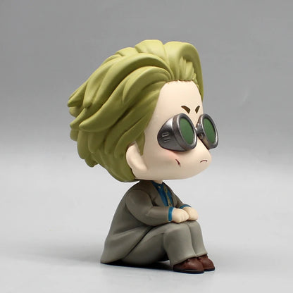 11cm Jujutsu Kaisen Gk Look Up Nanami Kento Anime Figure Q-Version Sitting =Statue Desktop Decoration Model Children'S Toy Gifts - Jujutsu Kaisen Merch - Free Shipping Buy Now