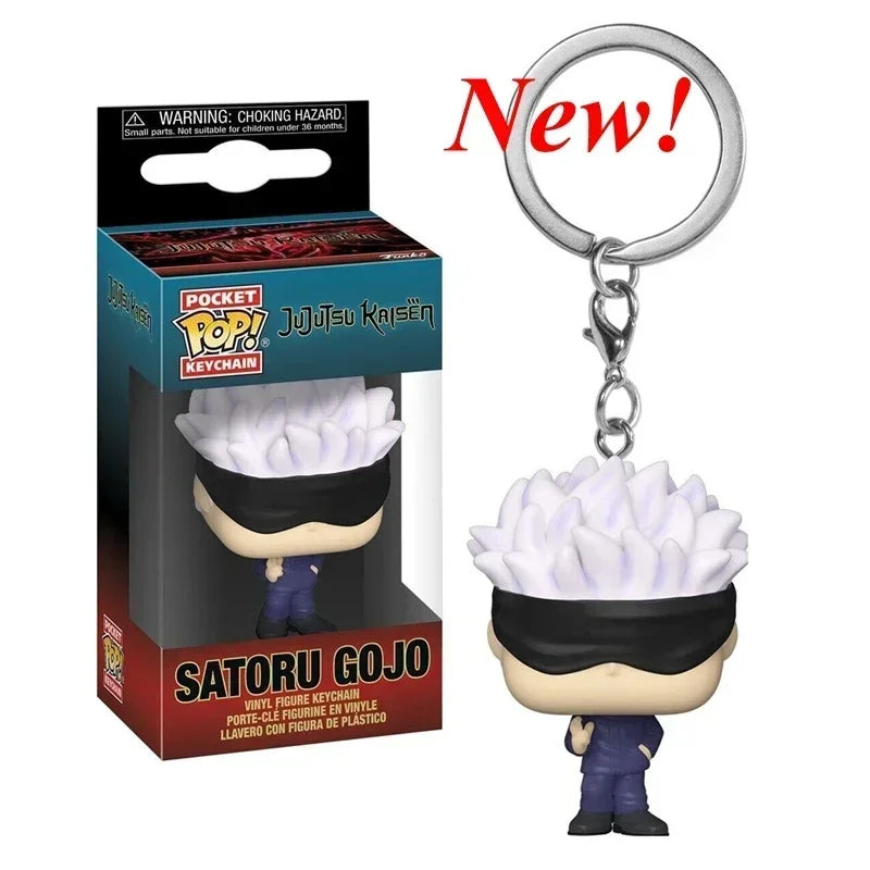 2026 FUNKO Pocket Keychain Jujutsu Kaisen Satoru Gojo Nobara Kugisaki Megumi Fushiguro Yuji Itadori Figure Collection Toys Gifts