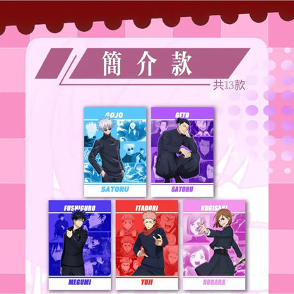 Jujutsu Kaisen Hobby Creative Collection Cards Fantasy Anime Highly Popular Characters Peripheral Card Bricks Kids Trendy Gifts