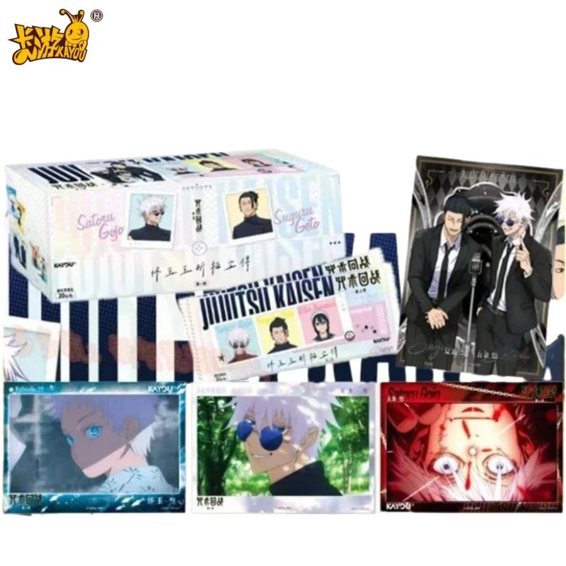 New KAYOU Original Ujutsu Kaisen Hidden Inventory Vol.1 Blind Pack Polaroid Cards Surprise Opening Toy for Teen Anime Collectors