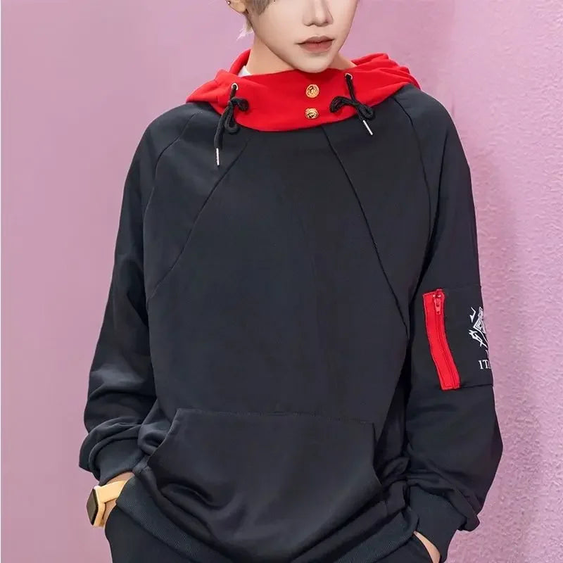 Anime Itadori Yuji Cosplay Costume Adult Unisex Pullover Coat Casual Hoodie Jacket Leisure Sweatshirt Satoru Gojo Cargo Pants - Jujutsu Kaisen Merch - Free Shipping Buy Now