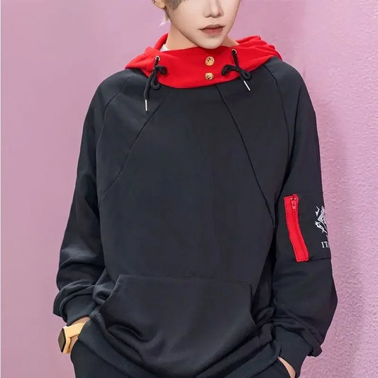 Anime Itadori Yuji Cosplay Costume Adult Unisex Pullover Coat Casual Hoodie Jacket Leisure Sweatshirt Satoru Gojo Cargo Pants - Jujutsu Kaisen Merch - Free Shipping Buy Now