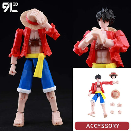 9L3D Printed Anime Naruto Jujutsu Kaisen One Piece Characters Lucky13 Dummy Action Figures Multi-Jointed T13 Mannequin Toys - Jujutsu Kaisen Merch - Free Shipping Buy Now