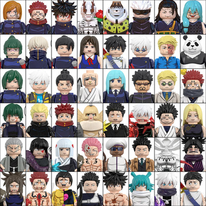 WM6200 Jujutsu Kaisen Building Blocks Itadori Yuji Gojo Satoru Ryomen Mini Action Figure Accessories Christmas Gift for Kids - Jujutsu Kaisen Merch - Free Shipping Buy Now