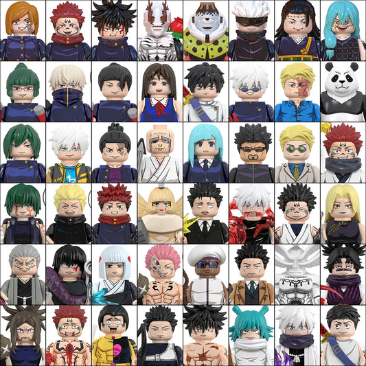 WM6202 Jujutsu Kaisen Building Blocks Itadori Yuji Gojo Satoru Ryomen Mini Action Figure Accessories Christmas Gift for Kids - Jujutsu Kaisen Merch - Free Shipping Buy Now