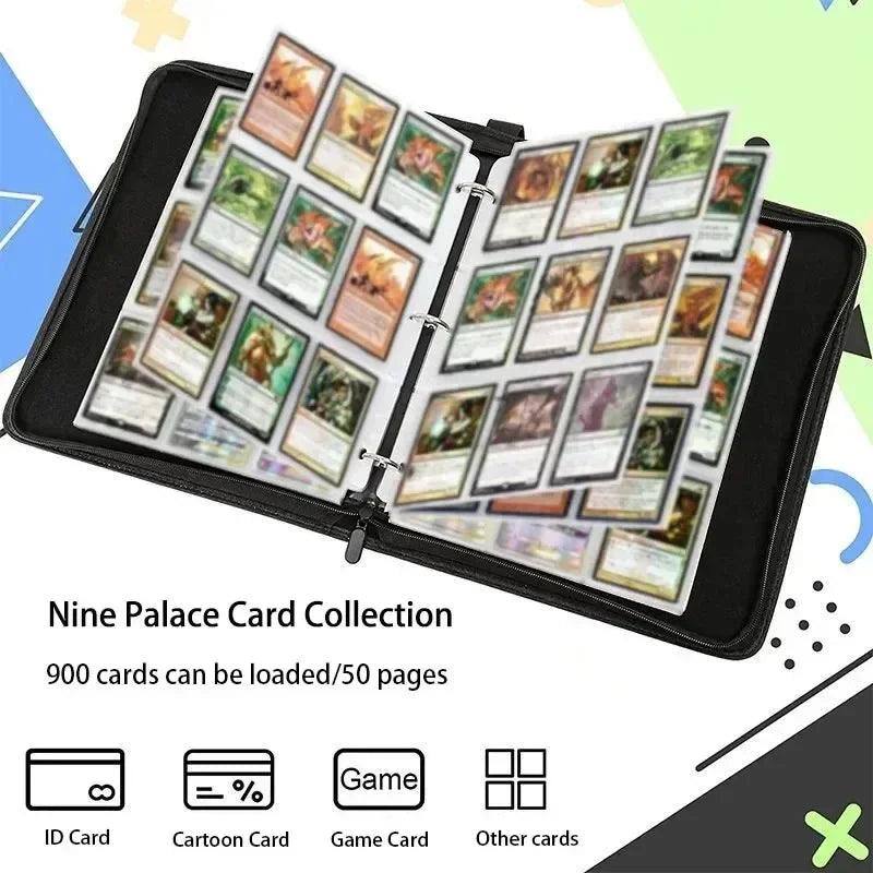 Anime Jujutsu Kaisen Collection 400pcs/900pcs Phantom Parade Card Album Book Card Zipper Game Cards Binder Holder kids Gift
