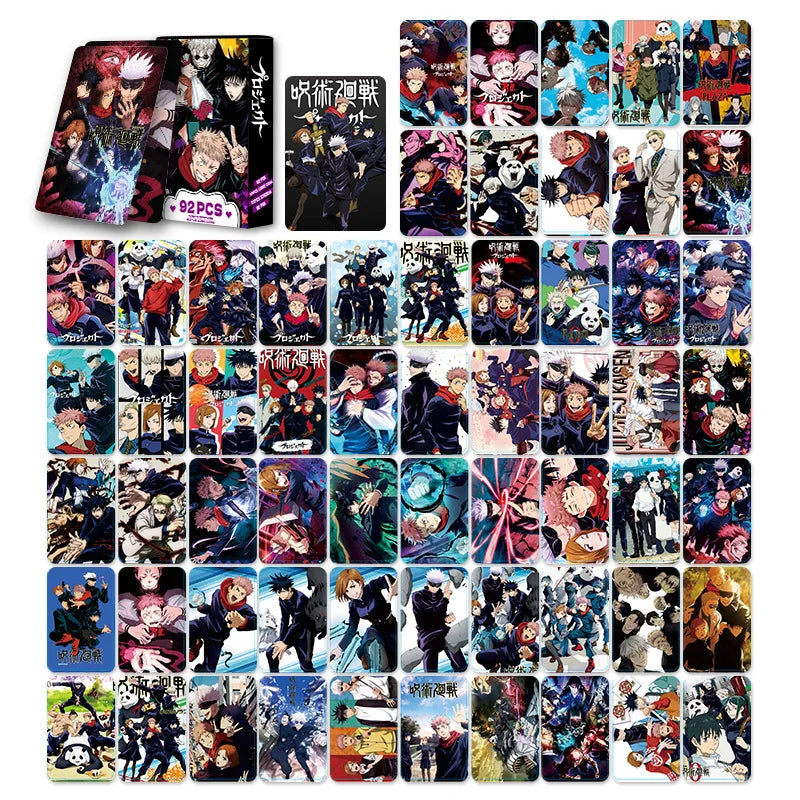 NEW 92 PCS Anime Jujutsu Kaisen Lomo Card Double-sided Hd Color Printing Picture Collection Card Gifts Toy