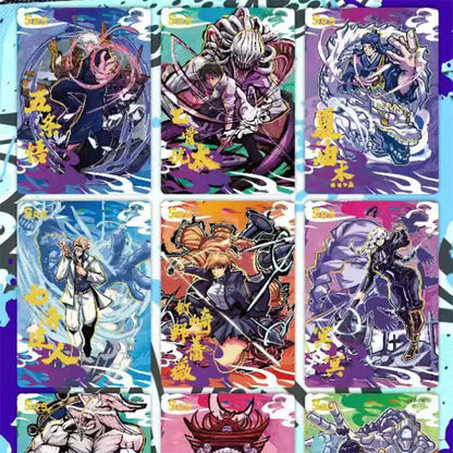 New Jujutsu Kaisen Card Warlock Cards Gojo Satoru Fushiguro Megumi Itadori Yuji Cards Anime Peripheral Collection Cards Toy Gift