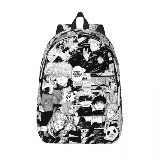 Sac à dos dessin animé Jujutsu Kaisen pour hommes et femmes, sac à dos tendance pour étudiants, randonnée, voyage, Satoru Gojo, sac à bandoulière pour l'extérieur