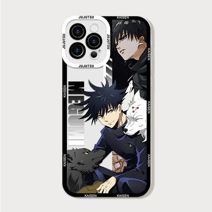 呪術廻戦 五条悟 コミックス ウルトラライト クリア 携帯ケース Samsung S25 S24 S23 S21 S20 Plus FE Note 20 カバー アニメファンダメンタル