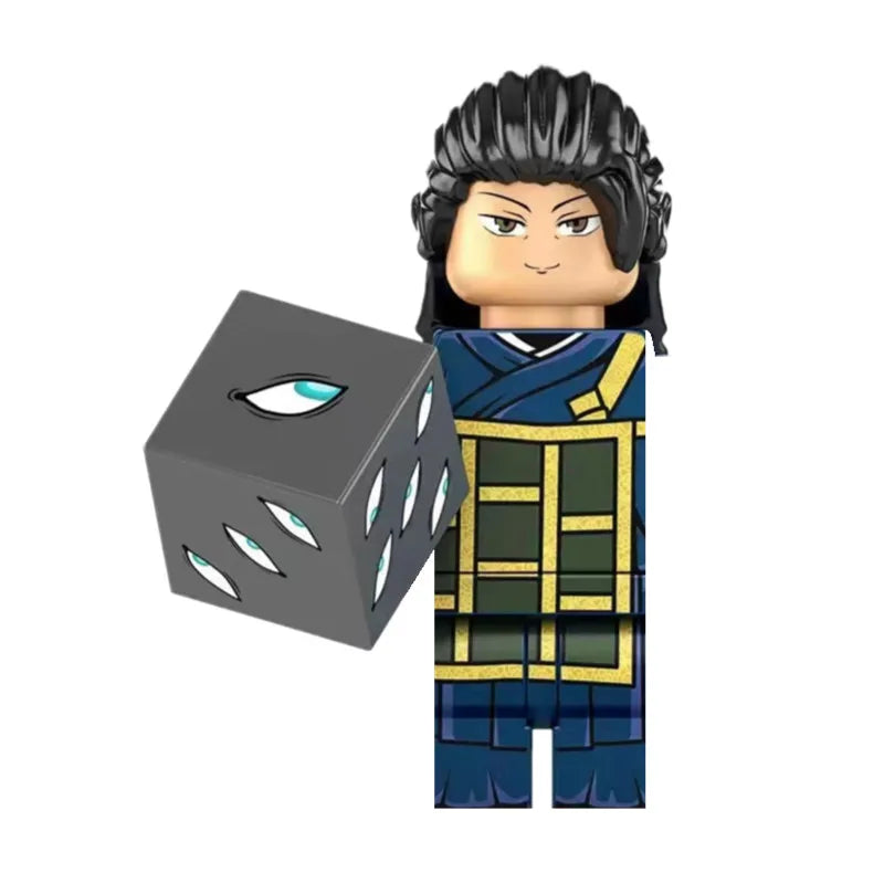Jujutsu Kaisen Anime Cartoon Gojo Satoru Itadori Yuj Fushiguro Megumi Okkostu Yuta Building Blocks Mini Action Figures Kids Toy - Jujutsu Kaisen Merch - Free Shipping Buy Now