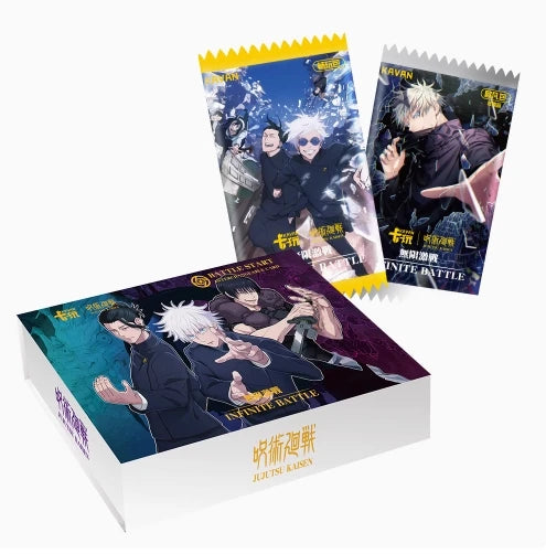 Cartes Jujutsu Kaisen Chapitre avancé Cartes en métal rare Cartes Quicksand de qualité Cartes de collection Gojo Satoru Fushiguro Megumi 
