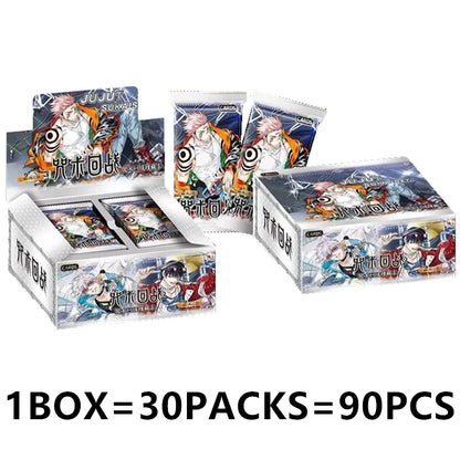 Genuine Jujutsu Kaisen Card Warlock Cards Gojo Satoru Fushiguro Megumi Itadori Yuji Cards Anime Peripheral Collection Cards Toy