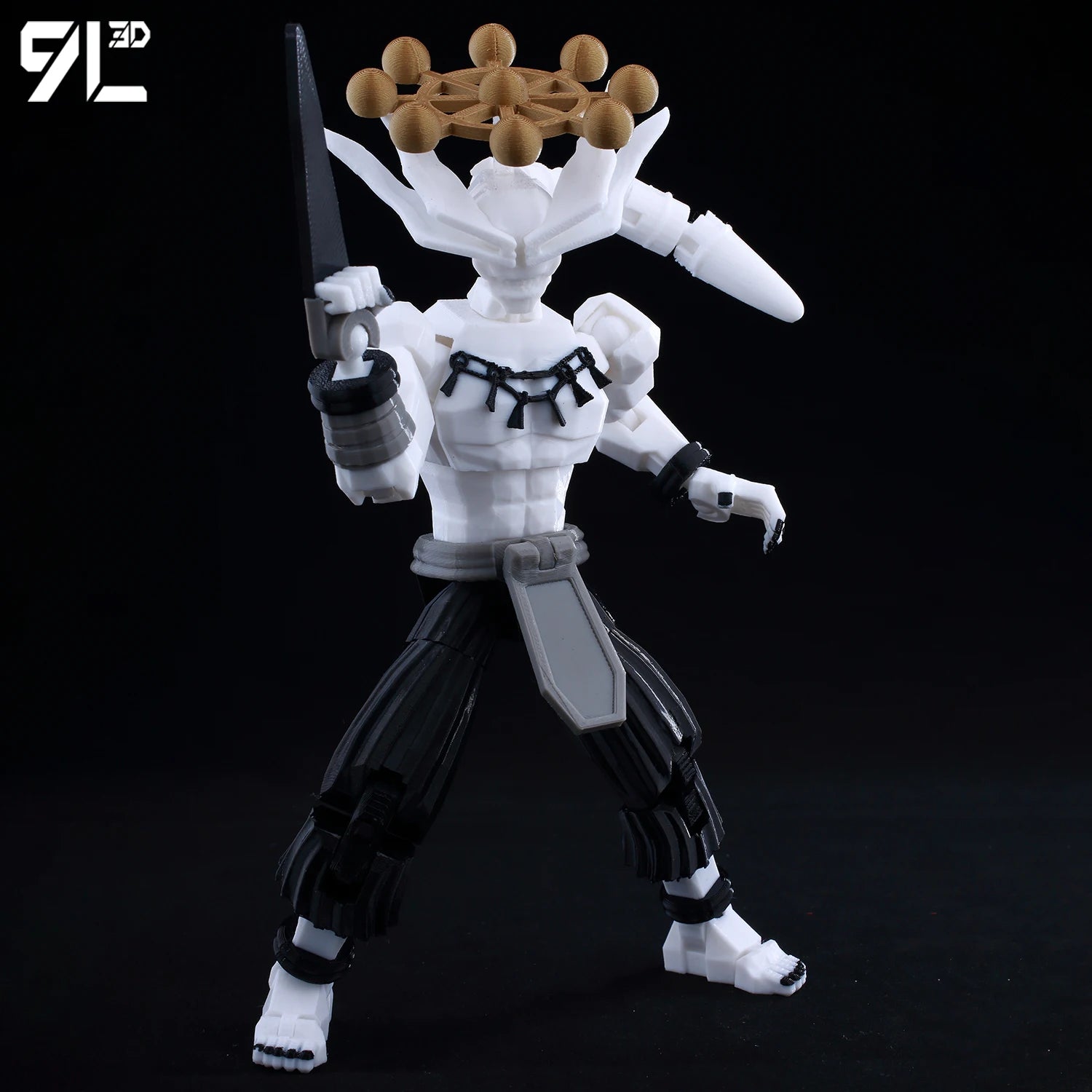 9L3D Mahoraga & Gojo Satoru 3D Printed Figures Set Jujutsu Kaisen Anime Multi-Jointed Poseable Model Collectible Toys Gift - Jujutsu Kaisen Merch - Free Shipping Buy Now