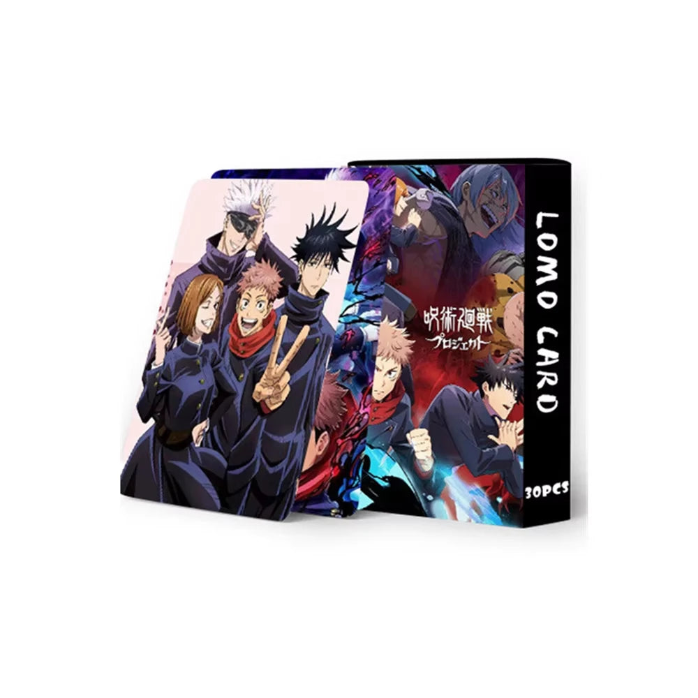 Anime JJK Lomo Cards 30pcs/Box Pack Gojo Satoru Itadori Yuji Character Photo Cards Collectible Merch Gift for Manga Lovers