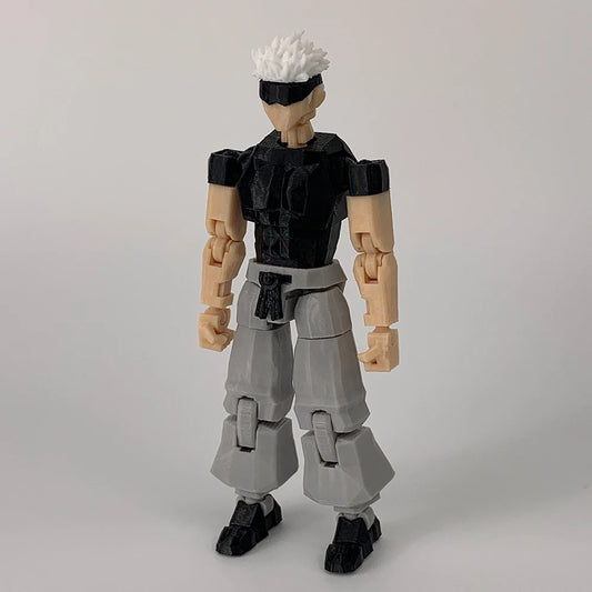 3D Printed Jujutsu Kaisen Gojo Satoru Anime Multi-Jointed Shapeshift Toys Action Figures Mannequin Model Ornaments Gifts - Jujutsu Kaisen Merch - Free Shipping Buy Now