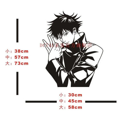 Jujutsu Kaisen Wall Decal Kitashirakawa Vinyl glass Stickers Decal Decor Home Decorative Decoration Anime Car
