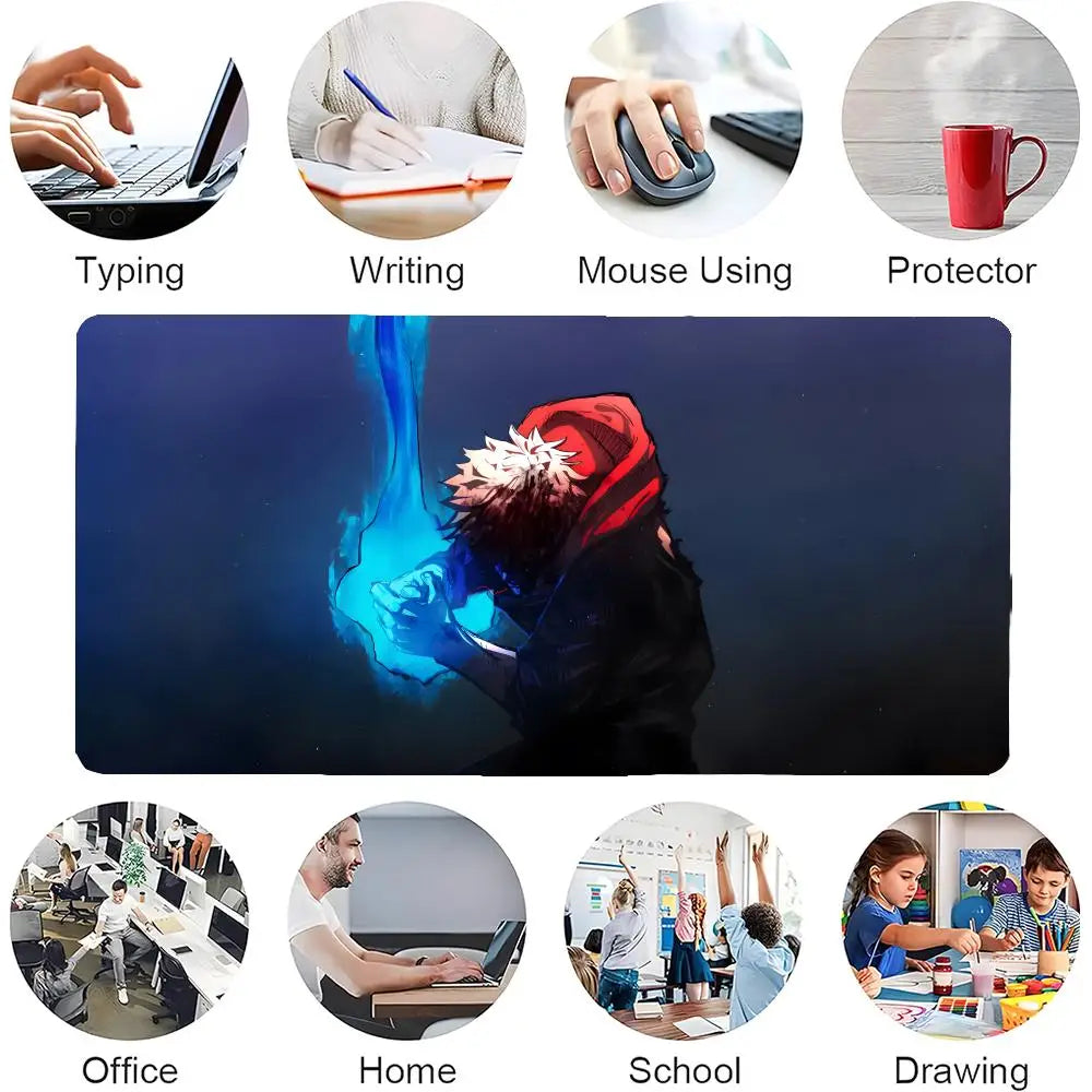 Jujutsu Kaisen Itadori Yuji Mouse Pad Mousepad Large Gaming LockEdge Thickened Computer Keyboard Table Desk Mat