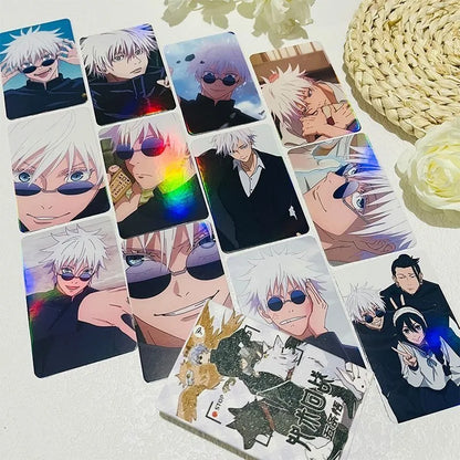 Jujutsu Kaisen Gojo Satoru Laser Lomo Cards Anime Collectible Photocard Gifts Hologram card anime lomo card