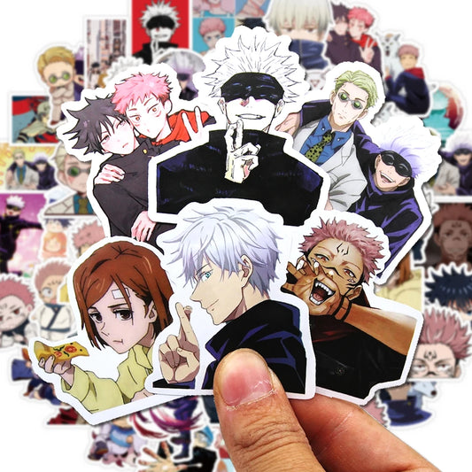 Lot de 30/60/180 autocollants Jujutsu Kaisen Satoru Gojo, imperméables, pour skateboard, ordinateur portable, moto, jouets classiques