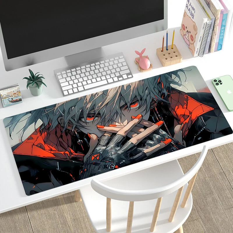 Mouse Pad Gamer Home HD Large Desk Mats Mouse Mat MousePads Jujutsu Kaisen Laptop Anti-slip Gamer Natural Rubber Carpet Mice Pad