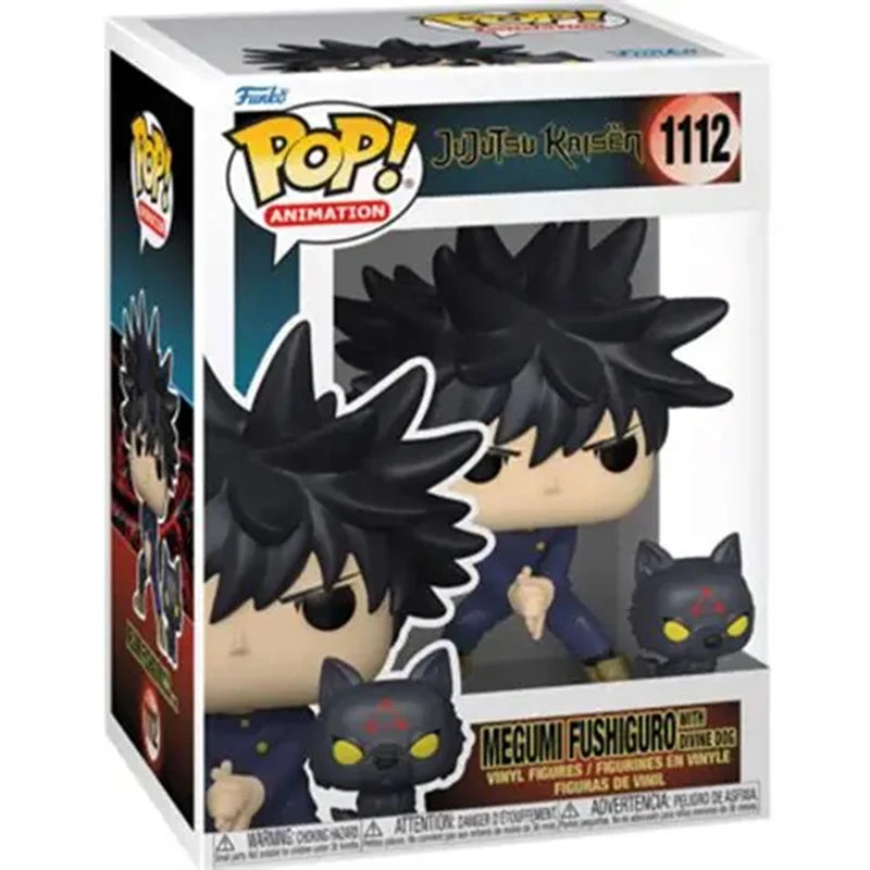 Funko Pop! Jujutsu Kaisen Megumi Fushiguro 1112# Yuji Itadori 1163# SATORU GOJO 1114# 1137# 1885# Model Ornaments Xmas Kid Gift