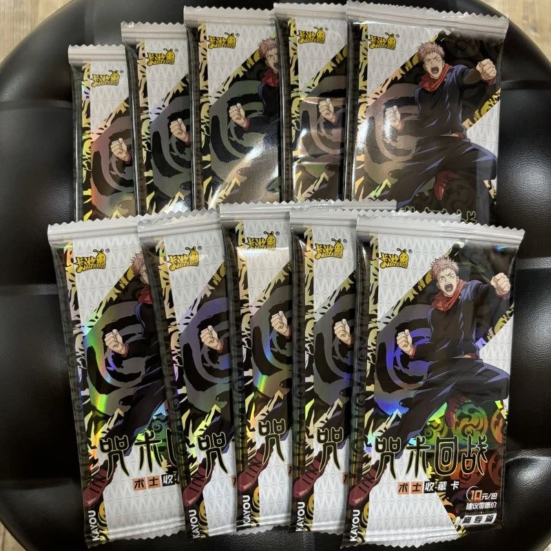 KAYOU Jujutsu Kaisen Advanced Edition Warlock Card BP Full Set MR Gojo Satoru UR Anime Children's Toy Collection Card Gift